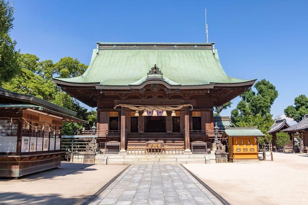 久留米・水天宮の社殿正面