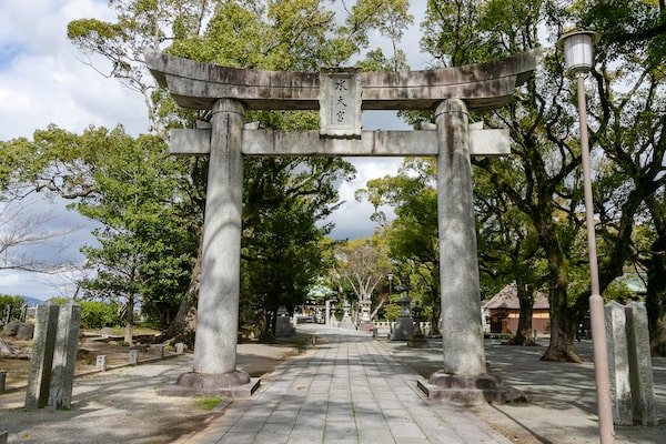 久留米・水天宮の鳥居