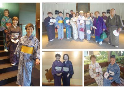 「大島紬を着る会」の写真です。