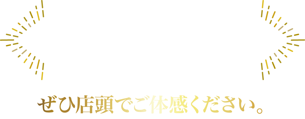 角度で変わる輝きや浮遊感は、写真では再現できません。